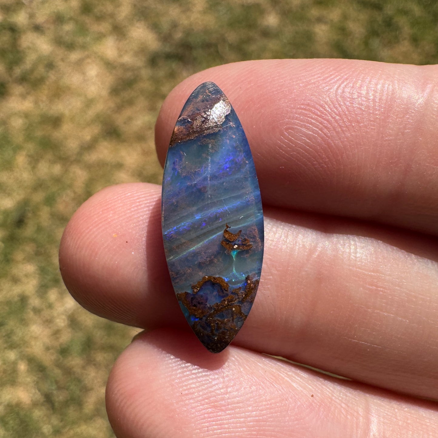 5.60 Ct striped boulder opal