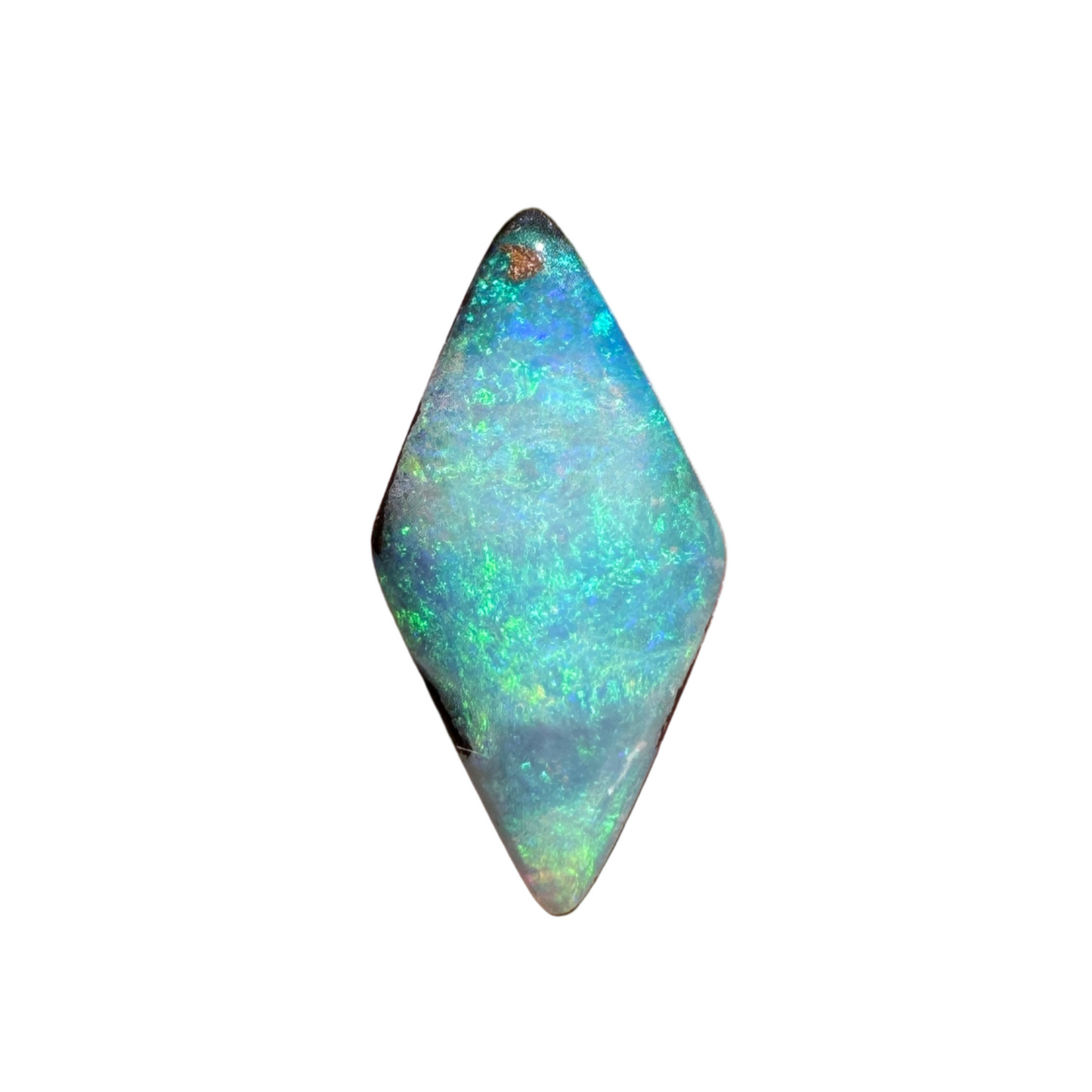 1.69 Ct small diamond shaped boulder opal