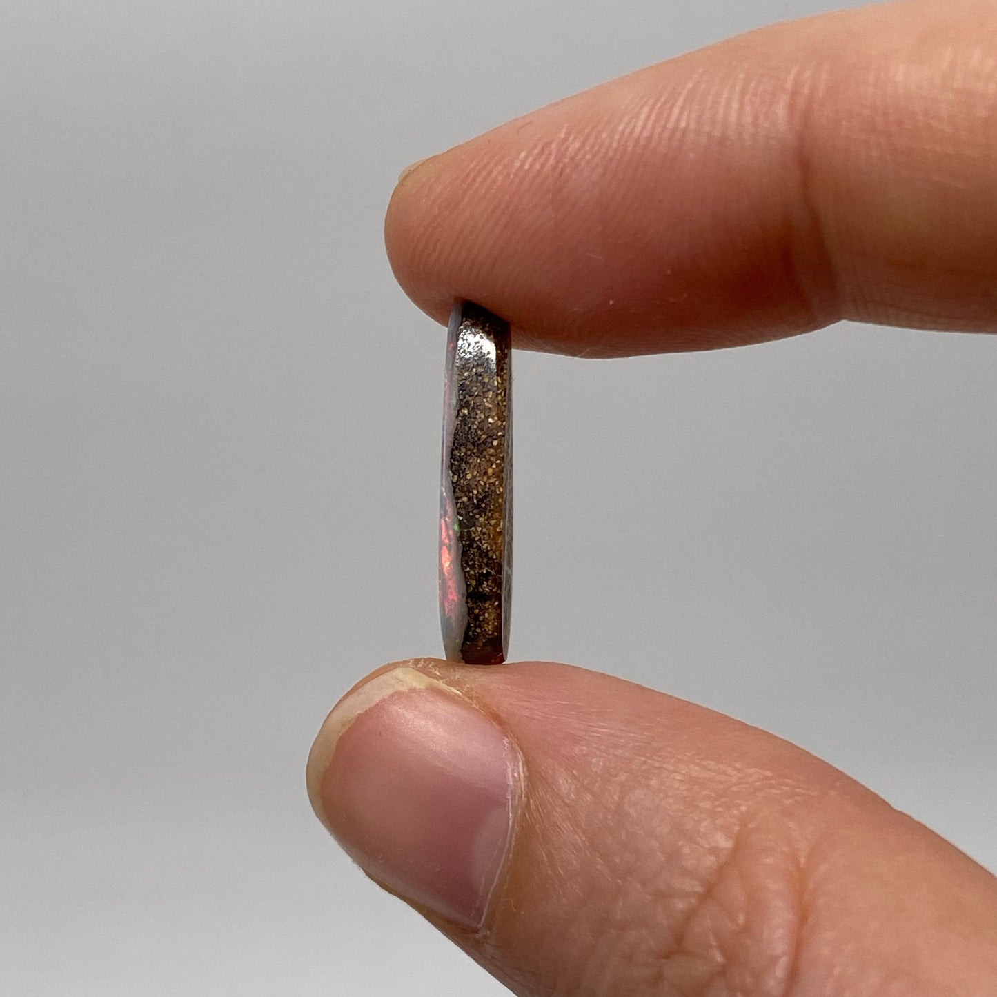 10.04 Ct teardrop boulder opal pair